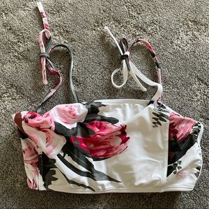 Floral Albion swim top